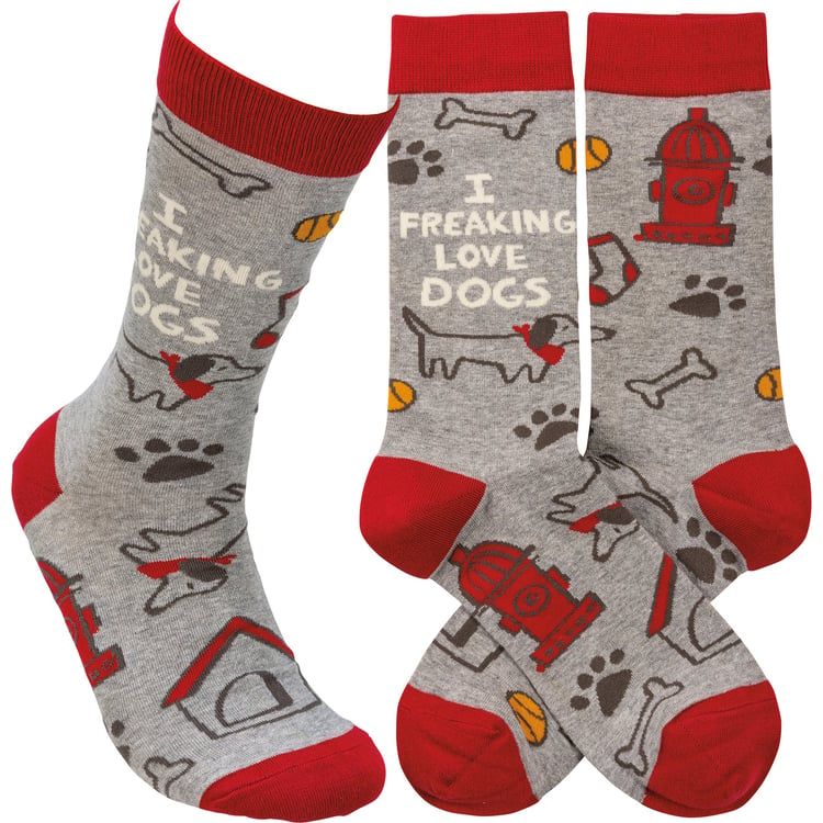 Freaking Love Dogs Socks