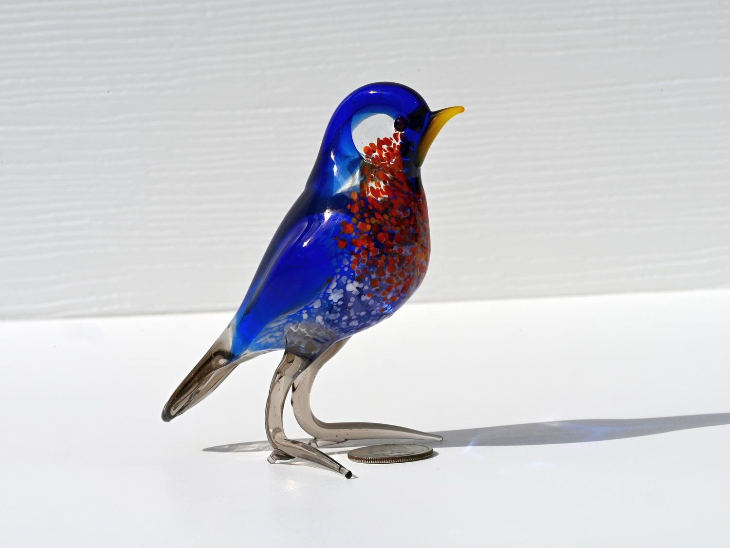 Glass Bird Figurine