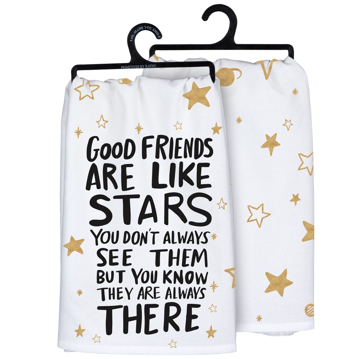 Good friends are like stars kitchen towel