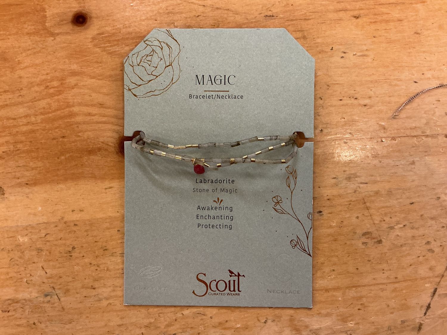 Tear Drop Labradorite Magic - Bracelet/Necklace