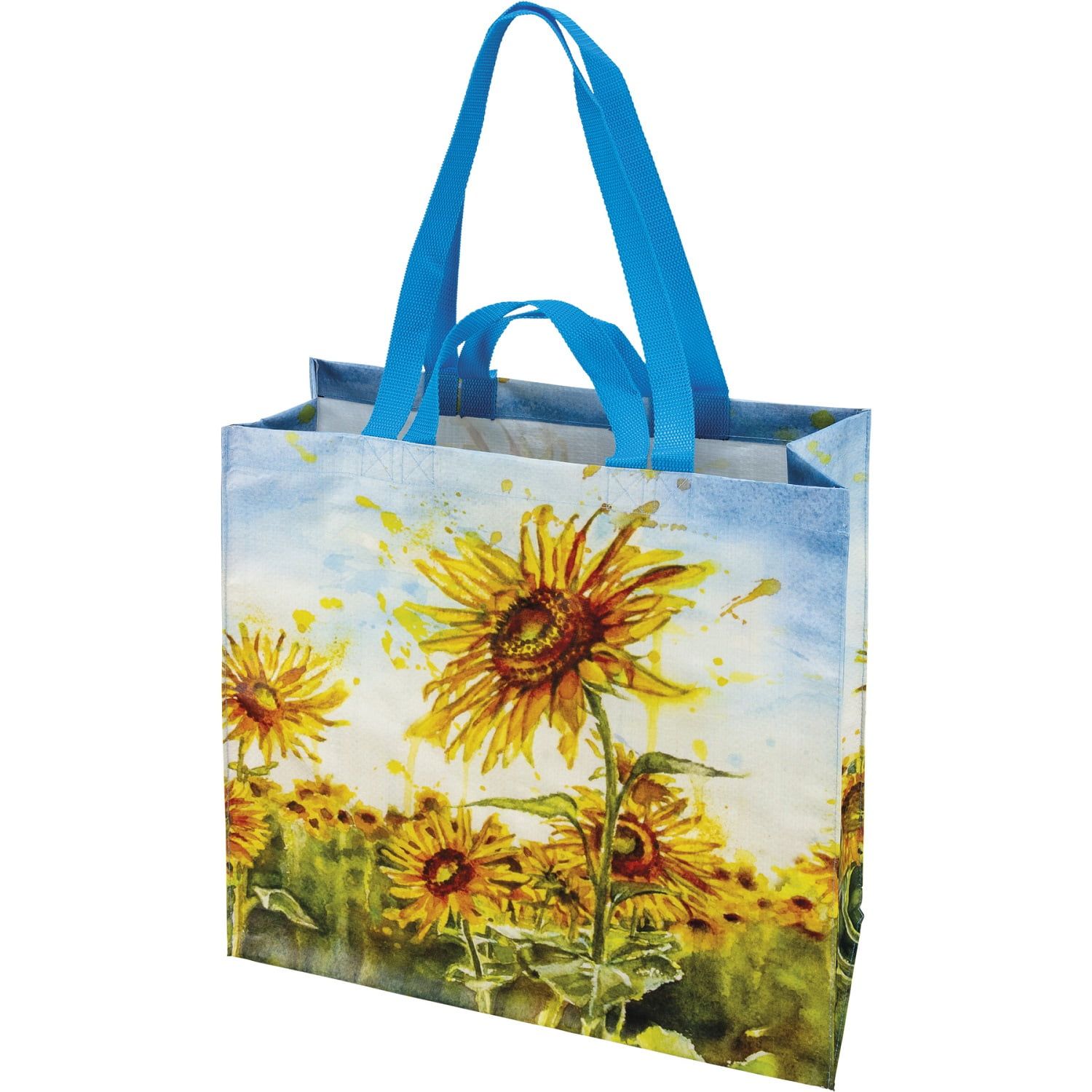 sunflower fields tote