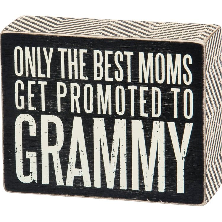 Being A Grammy Slat Box Sign