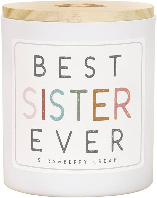 Best Sister Ever - Strawberry Cream - Candle