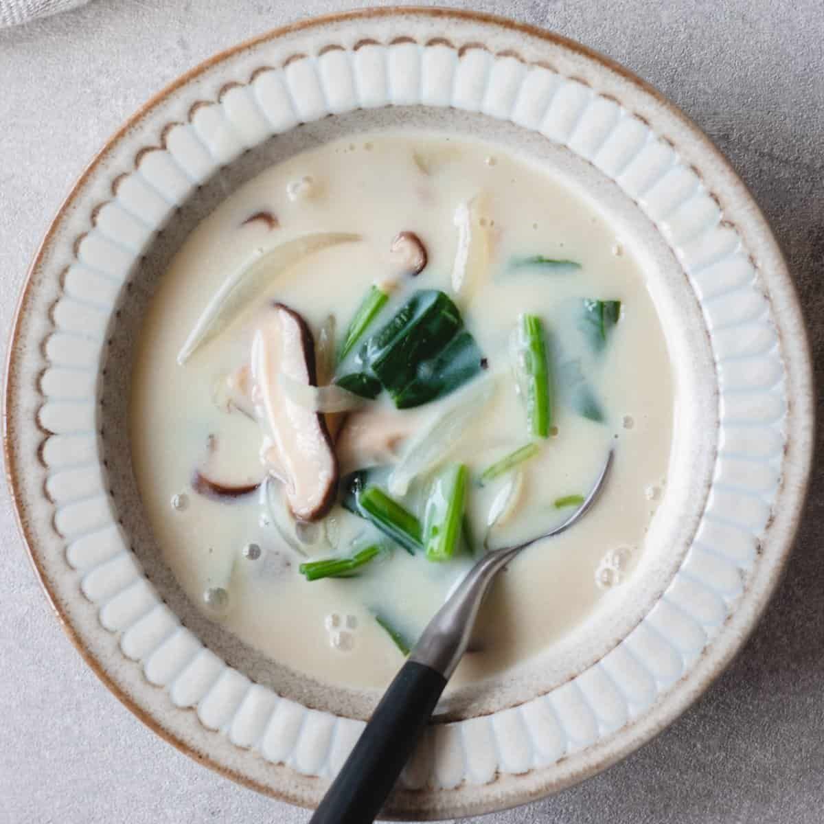 Creamy Shiitake Mushroom Soup