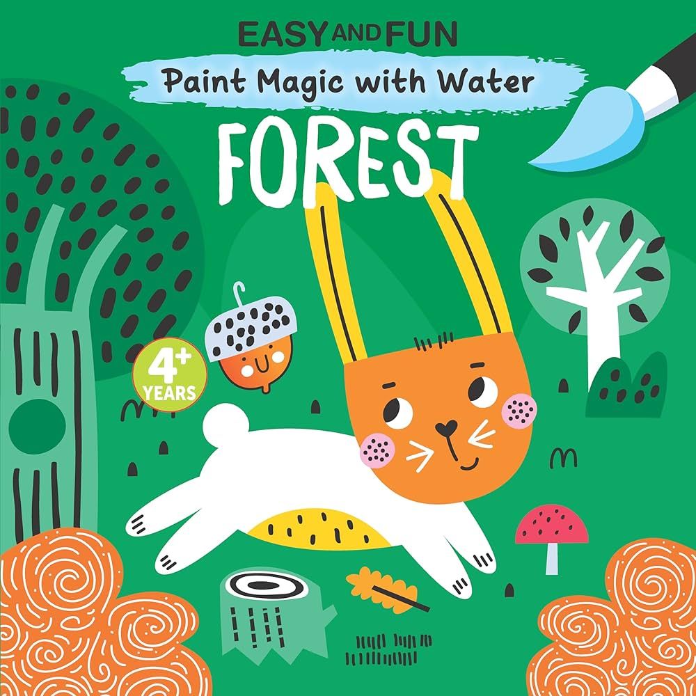 Easy and Fun Paint Magic with Water: Forest - by Clorophyl Editions (Paperback)