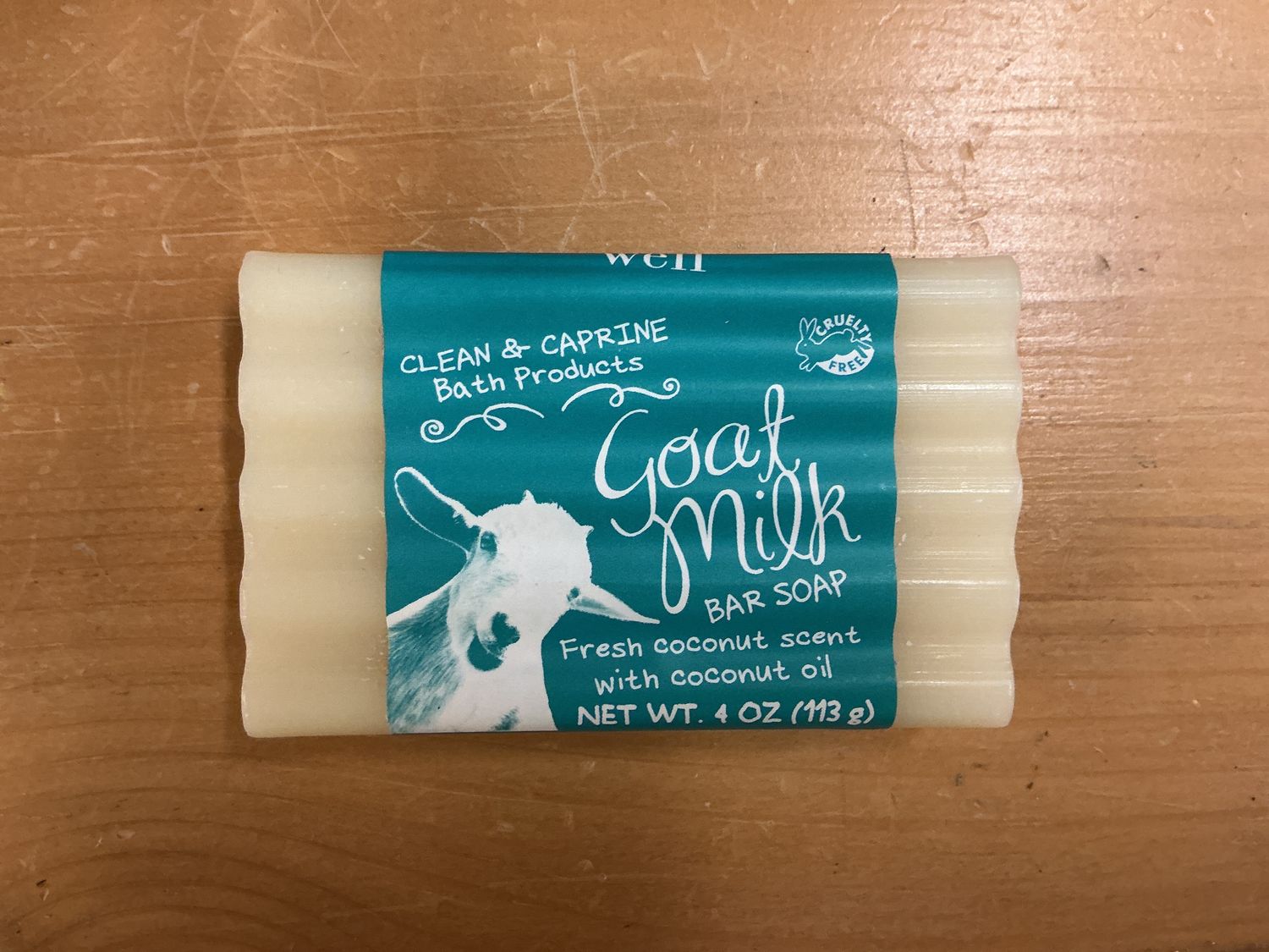 Fresh Coconut Scent Goat Milk Soap with Coconut Oil-Made in The USA