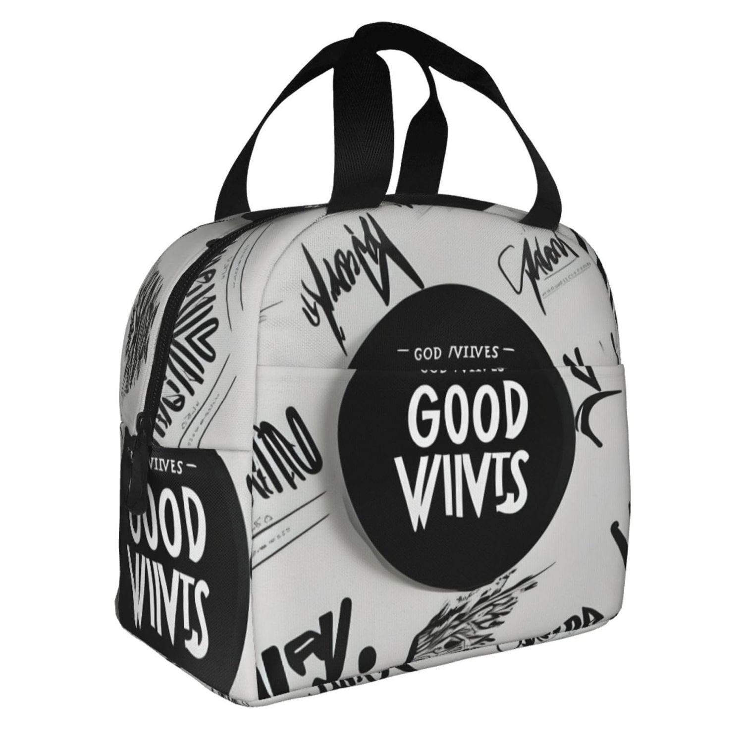 Good vibes only lunch bag