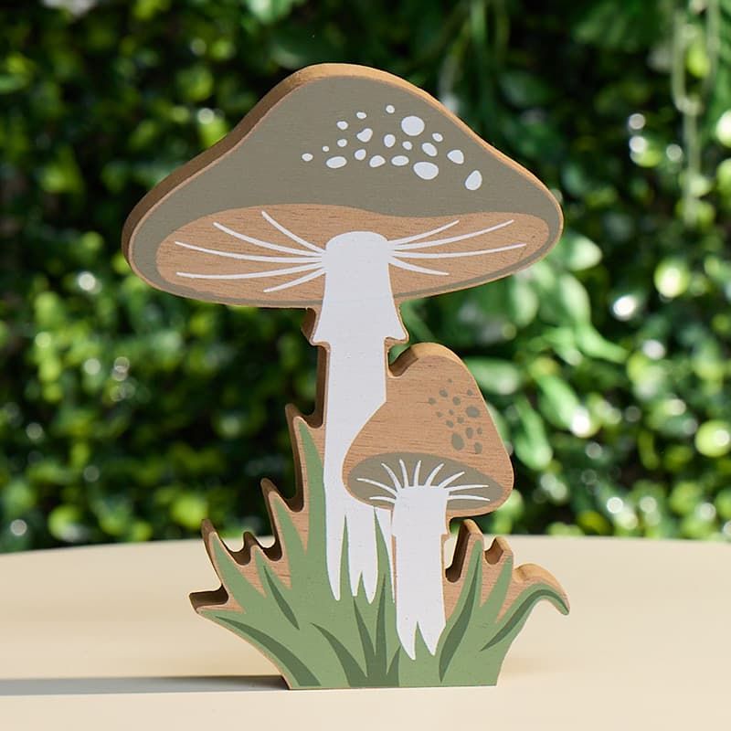 Green Mushroom Block Sign