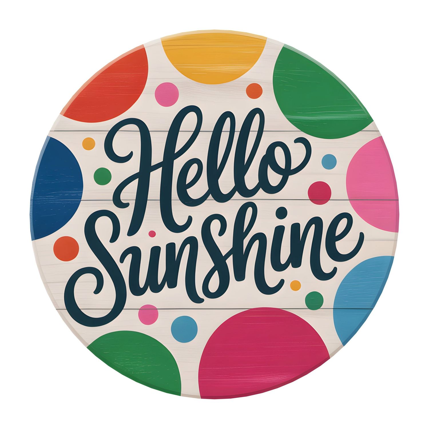 Hello Sunshine Rainbow Sign