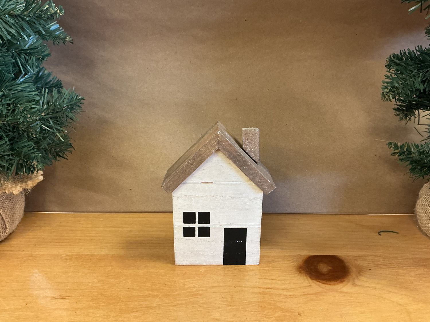 Mini Wooden House Cutout
