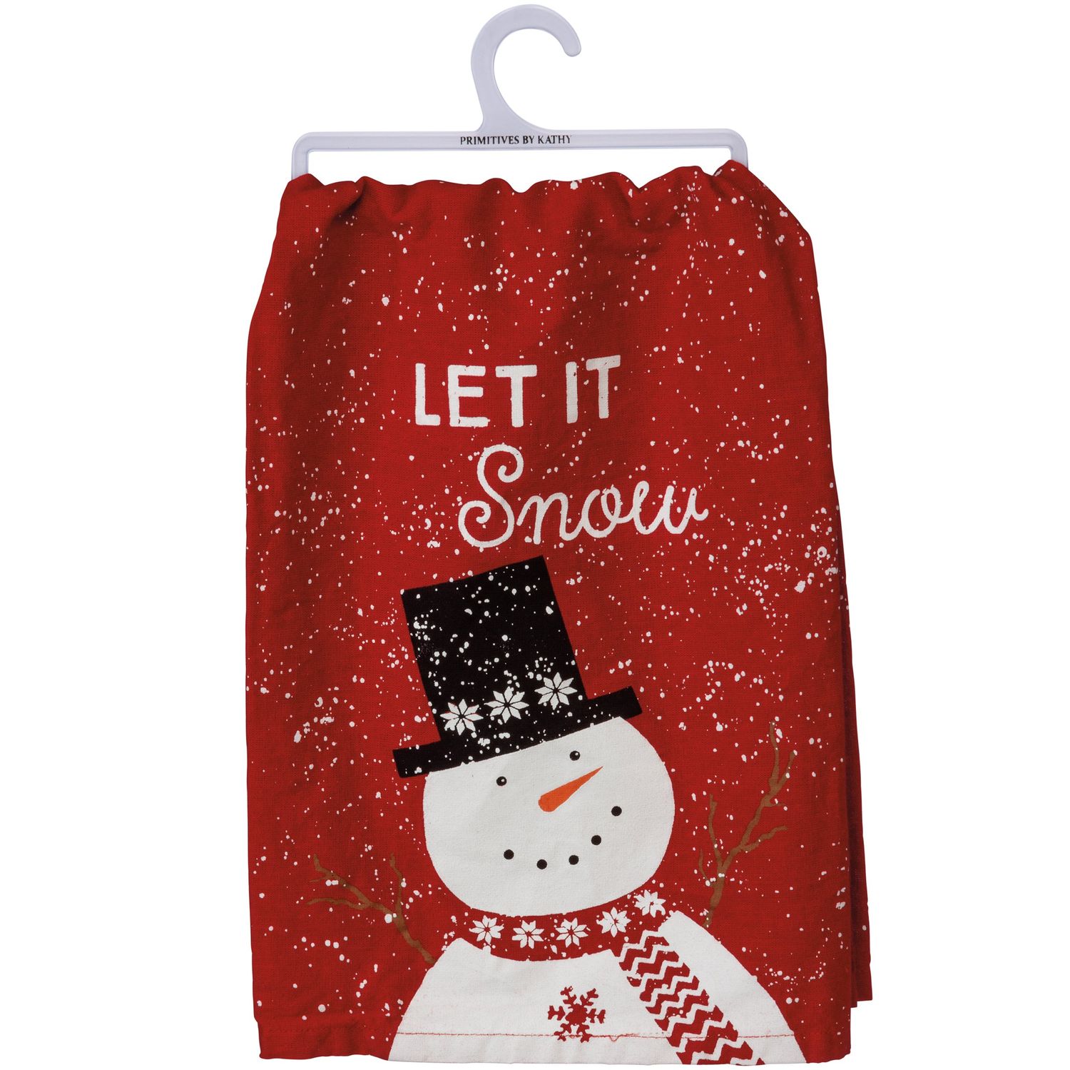 Let It Snow Dish Towel