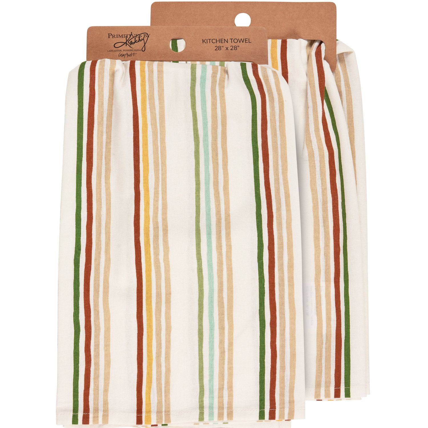 Fall stripe towel