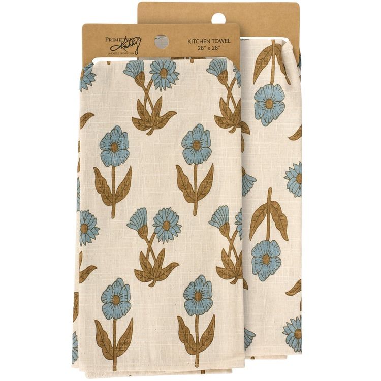 Primitives by Kathy Green Floral Kitchen Towel