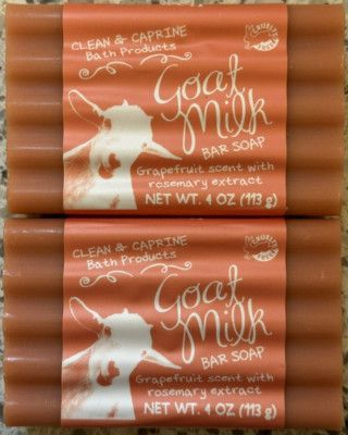 2 4-Ounce Bars San Francisco Soap Company Goat Milk Bar Soap