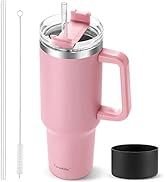 40oz Stainless Steel Pink Tumbler