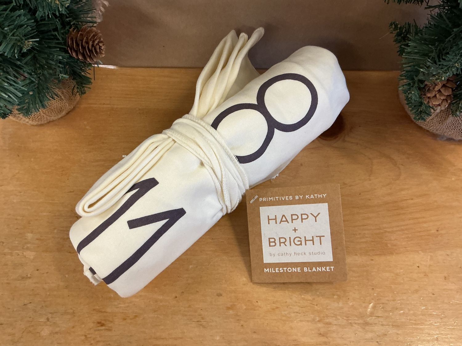 Growth Milestone Baby Blanket