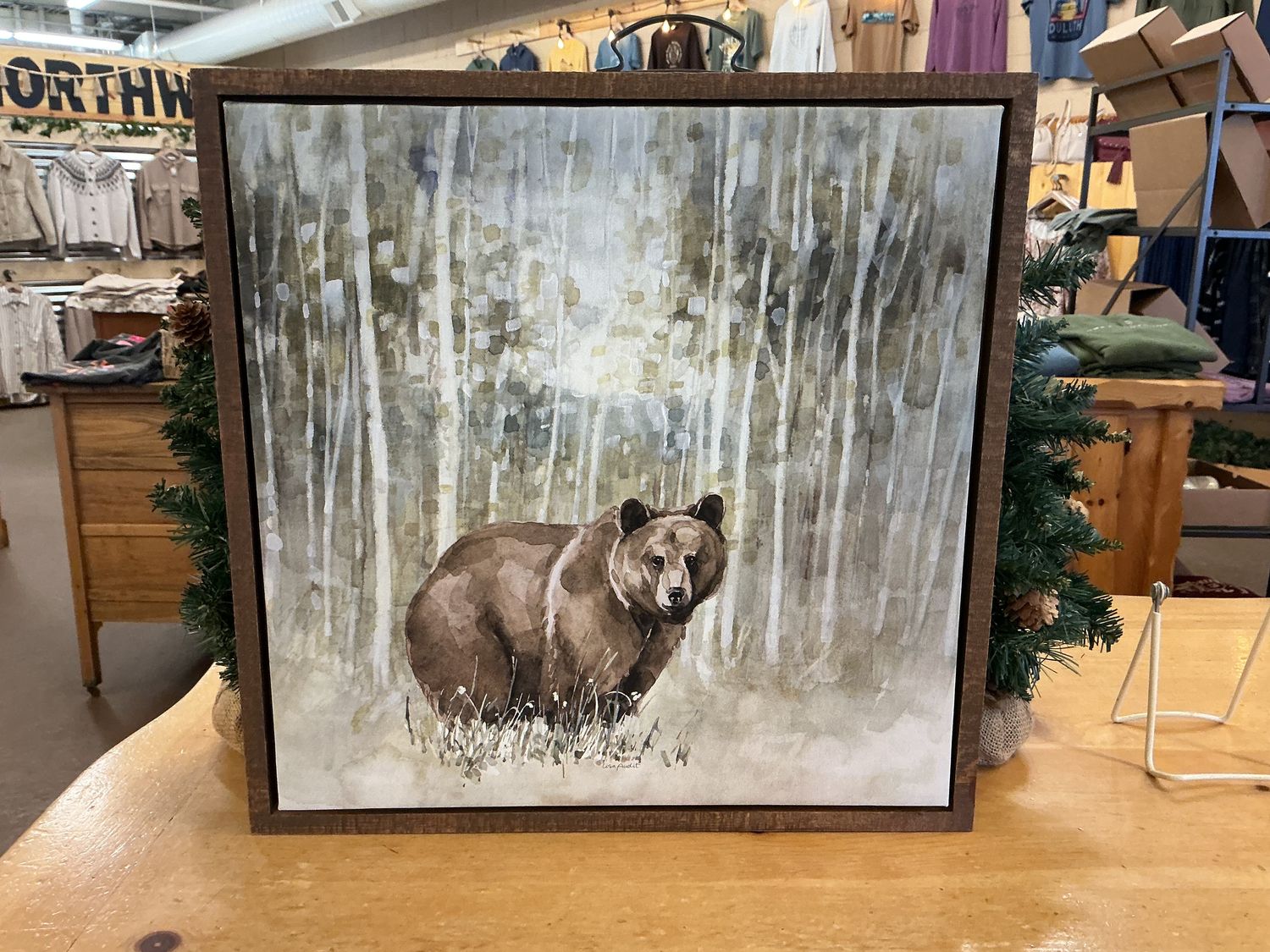 Bear Canvas Wall Painting