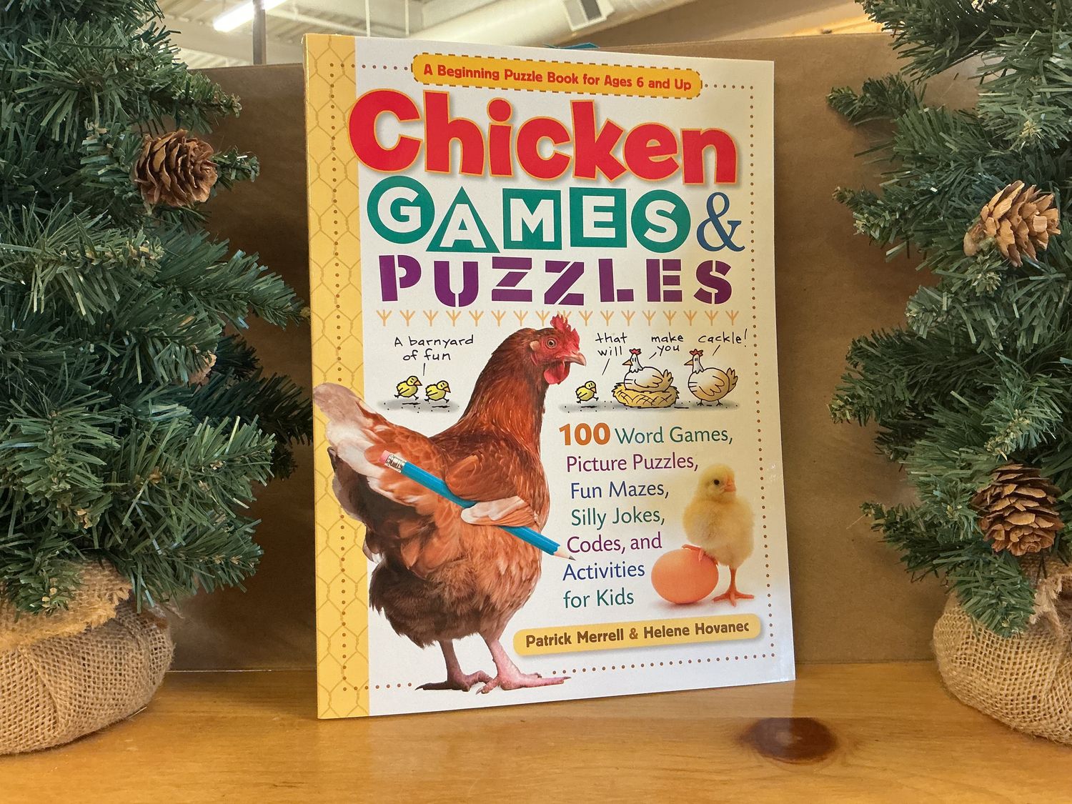 Chicken Games &amp; Puzzles: 100 Word Games, Picture Puzzles, Fun Mazes, Silly Jokes, Codes, and Activities