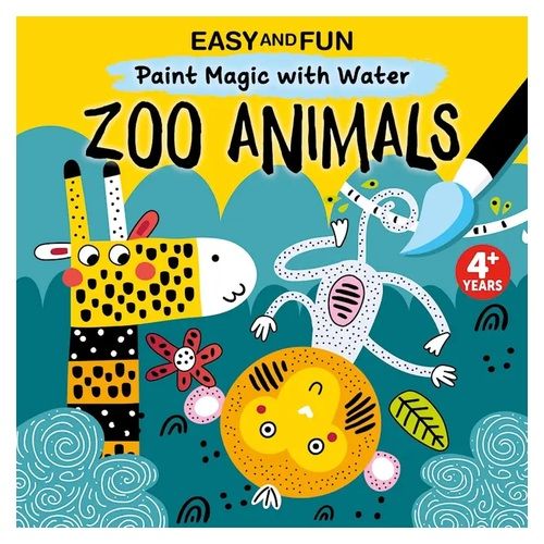 Easy and Fun Paint Magic with Water: Zoo Animals