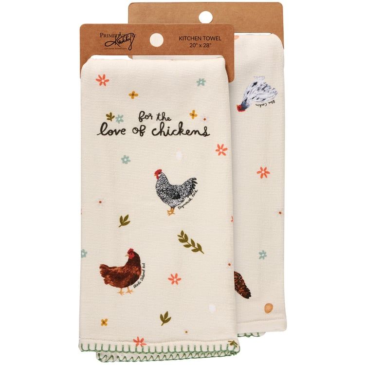 For The Love Of Chickens Towel