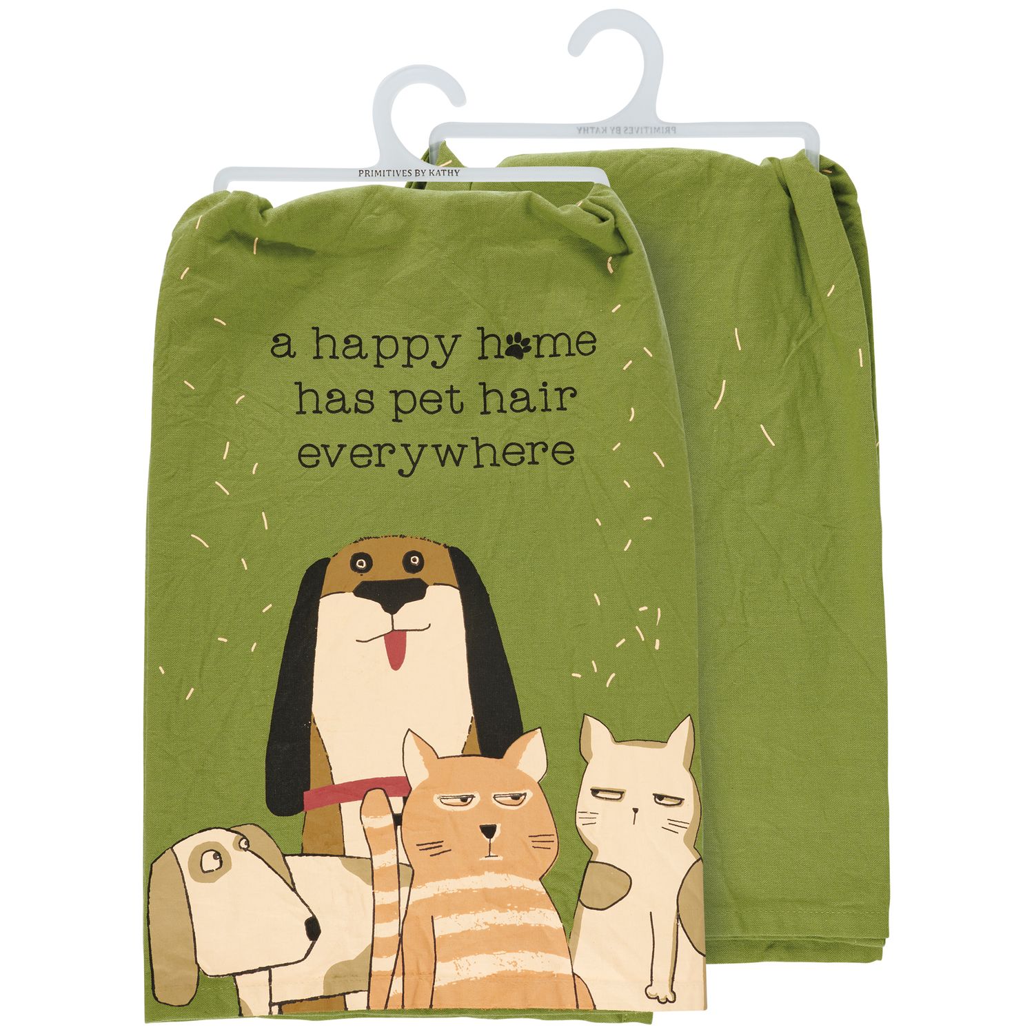 Happy Home has pet hair everywhere Towel 116255