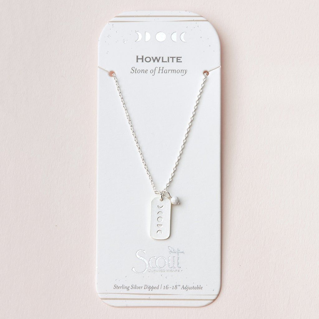 Intention Charm Necklace - Howlite
