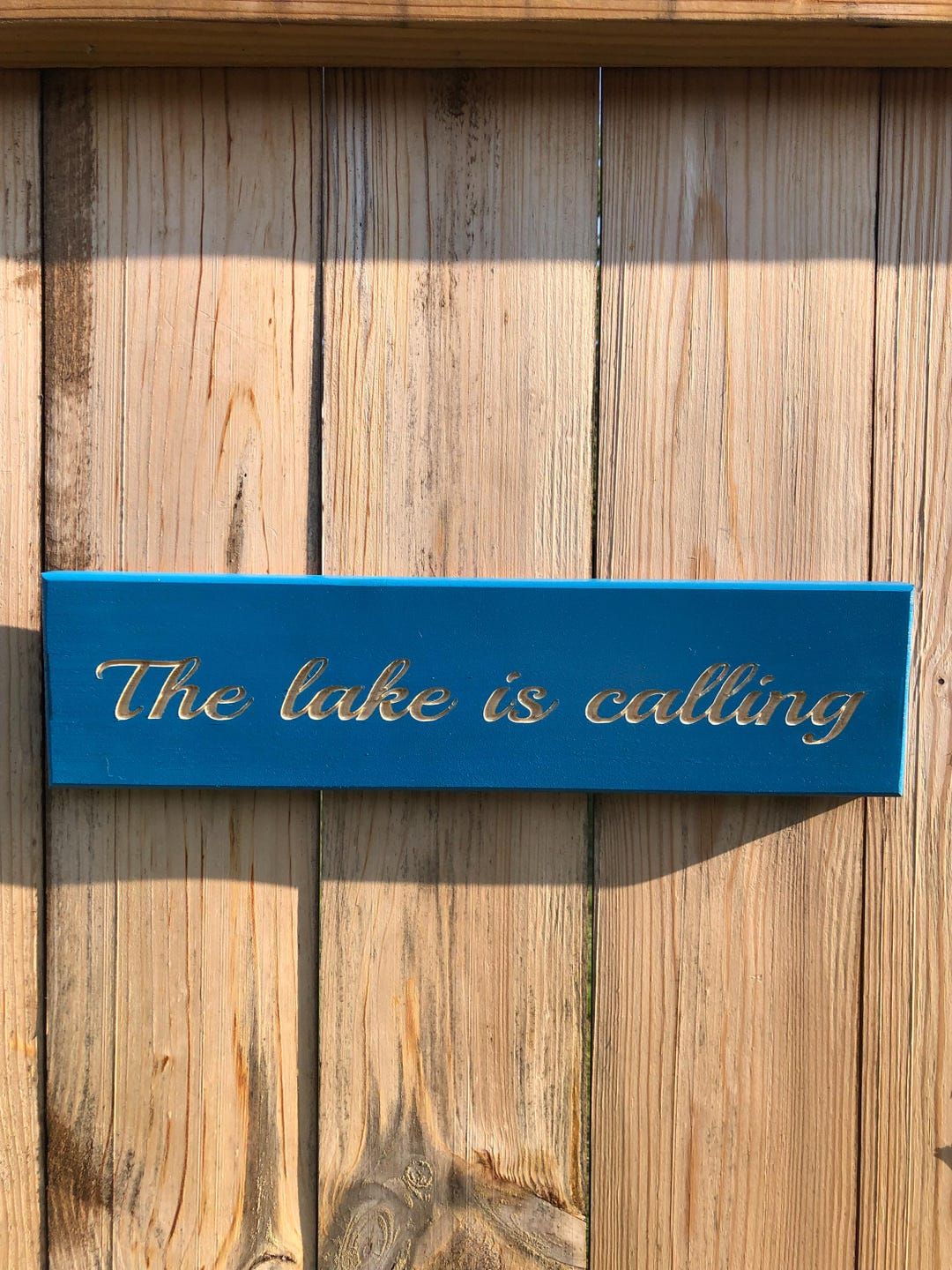 Lake Is Calling Sign