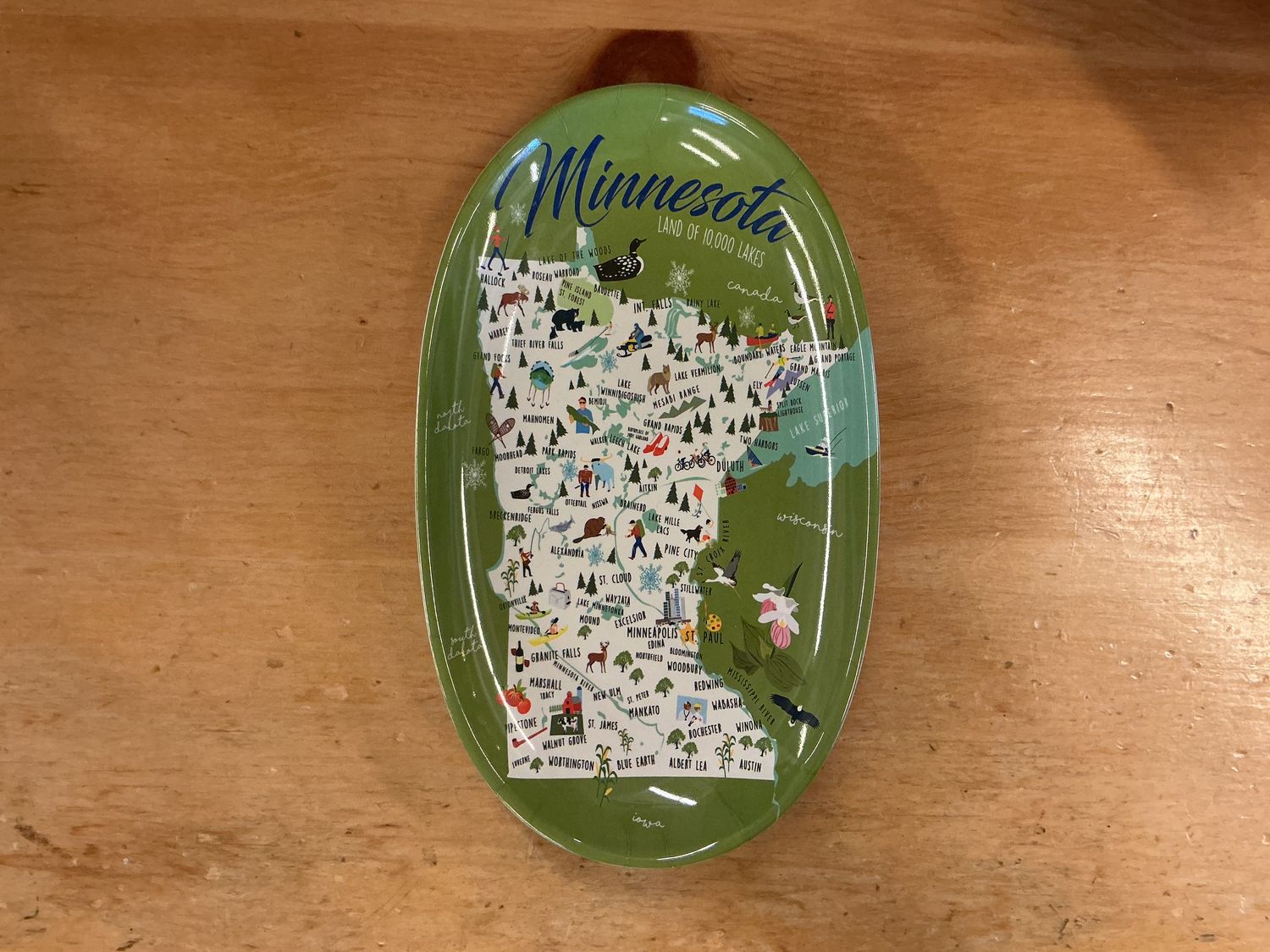 Minnesota Map - Dish
