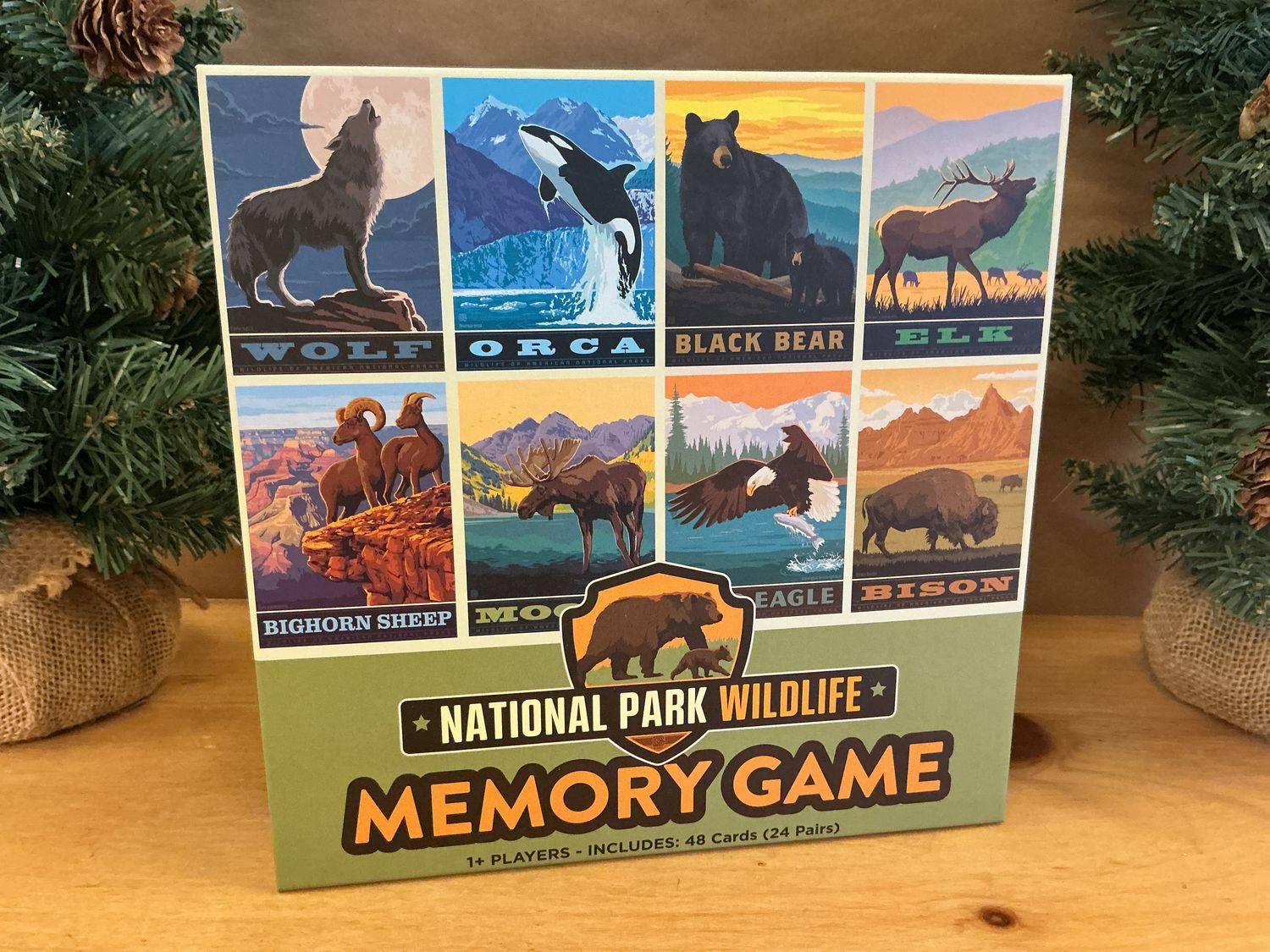 National Parks Wildlife - Memory Game