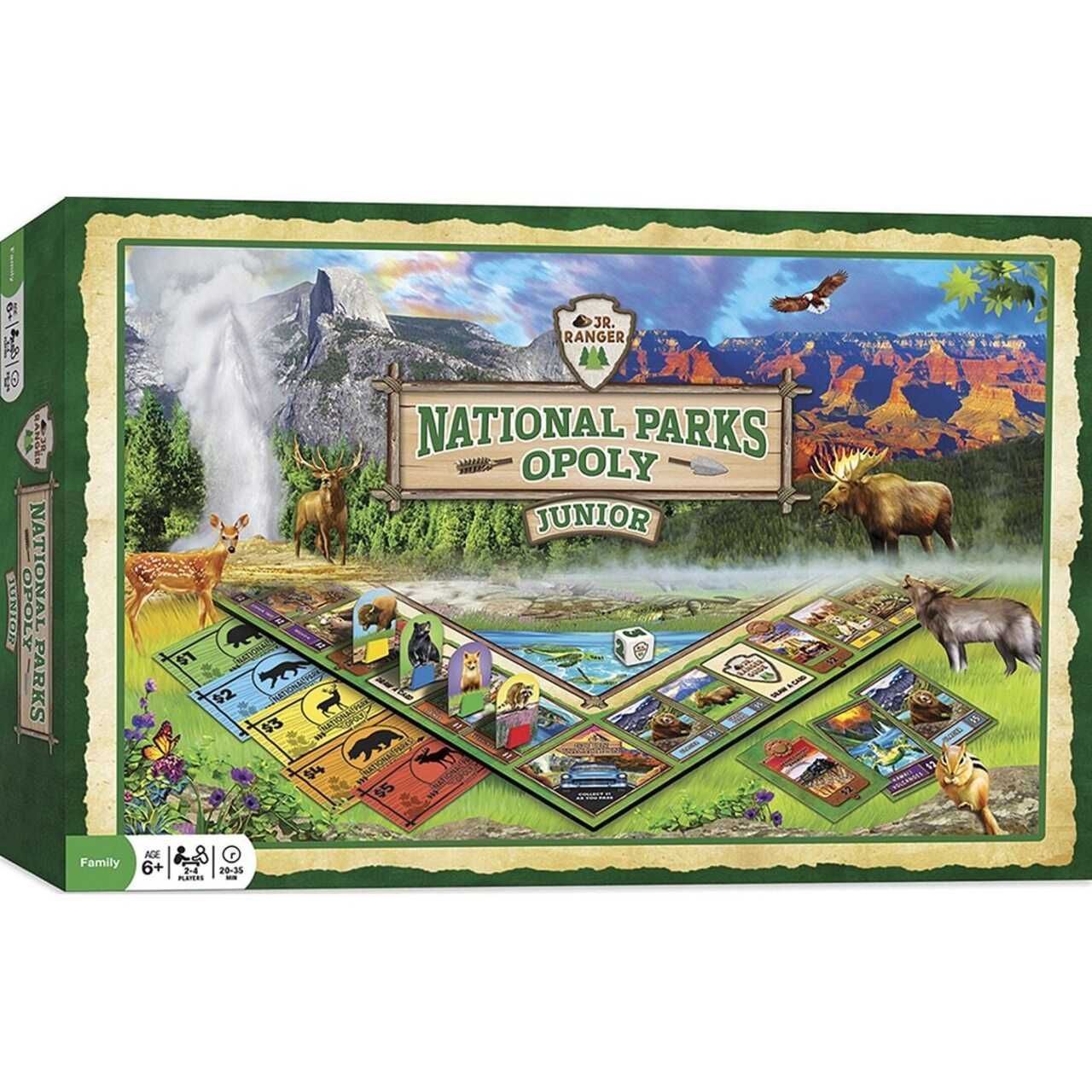 National Parks Opoly Junior Board Game by Masterpieces