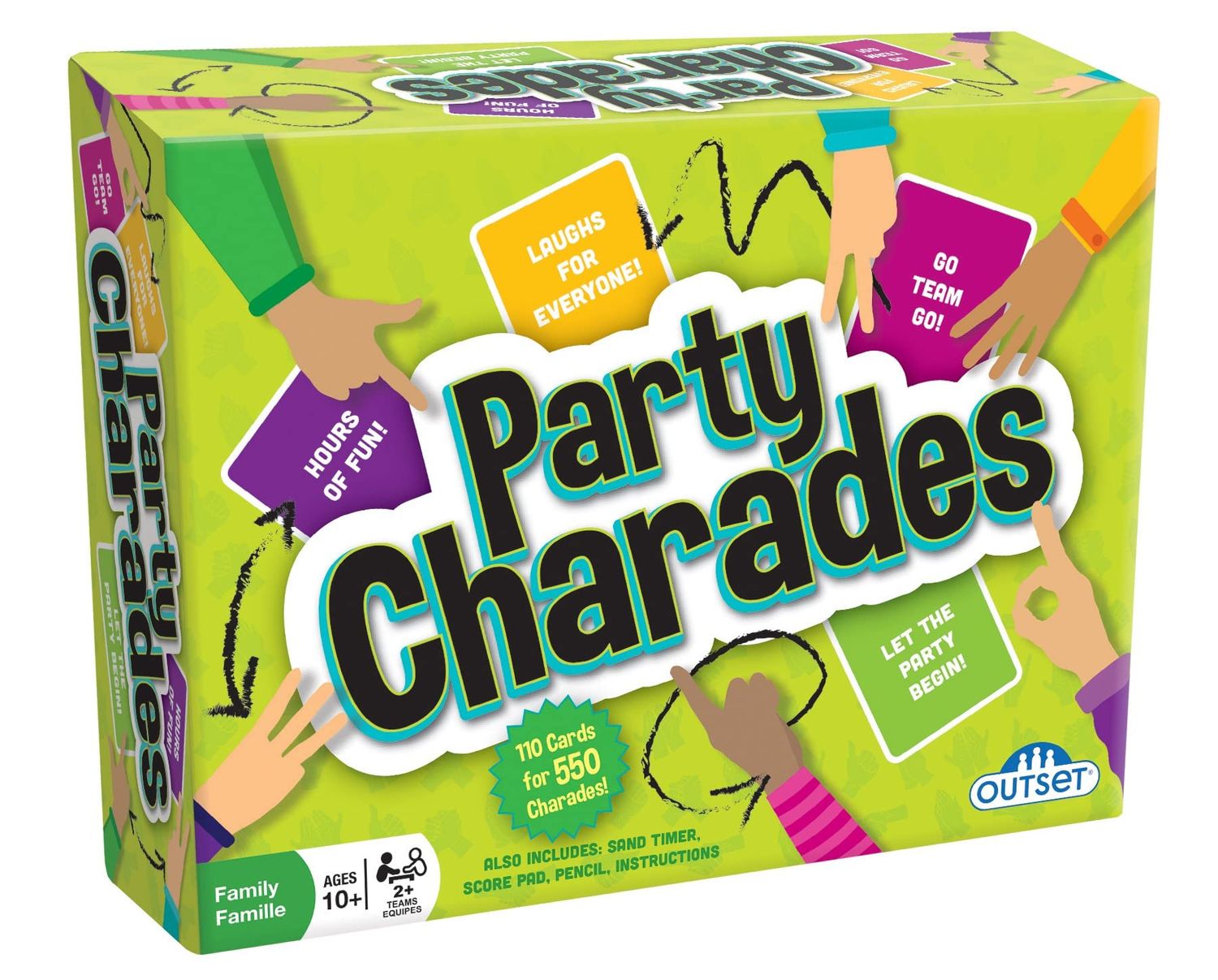 Party Charades Game - Contains 550 Charades