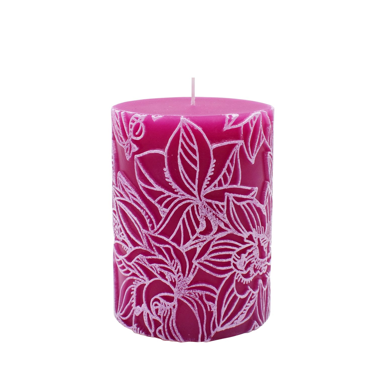 Pink Florals Candle