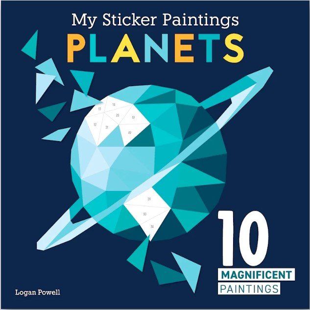 Planets Sticker Paintings