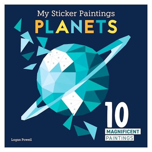My Sticker Paintings: Planets - Children's Activity Book