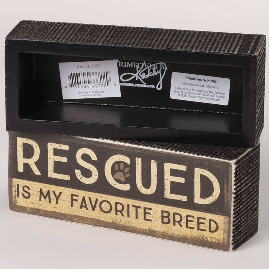 Primitives by Kathy 33722 Rustic-Inspired Box Sign 5