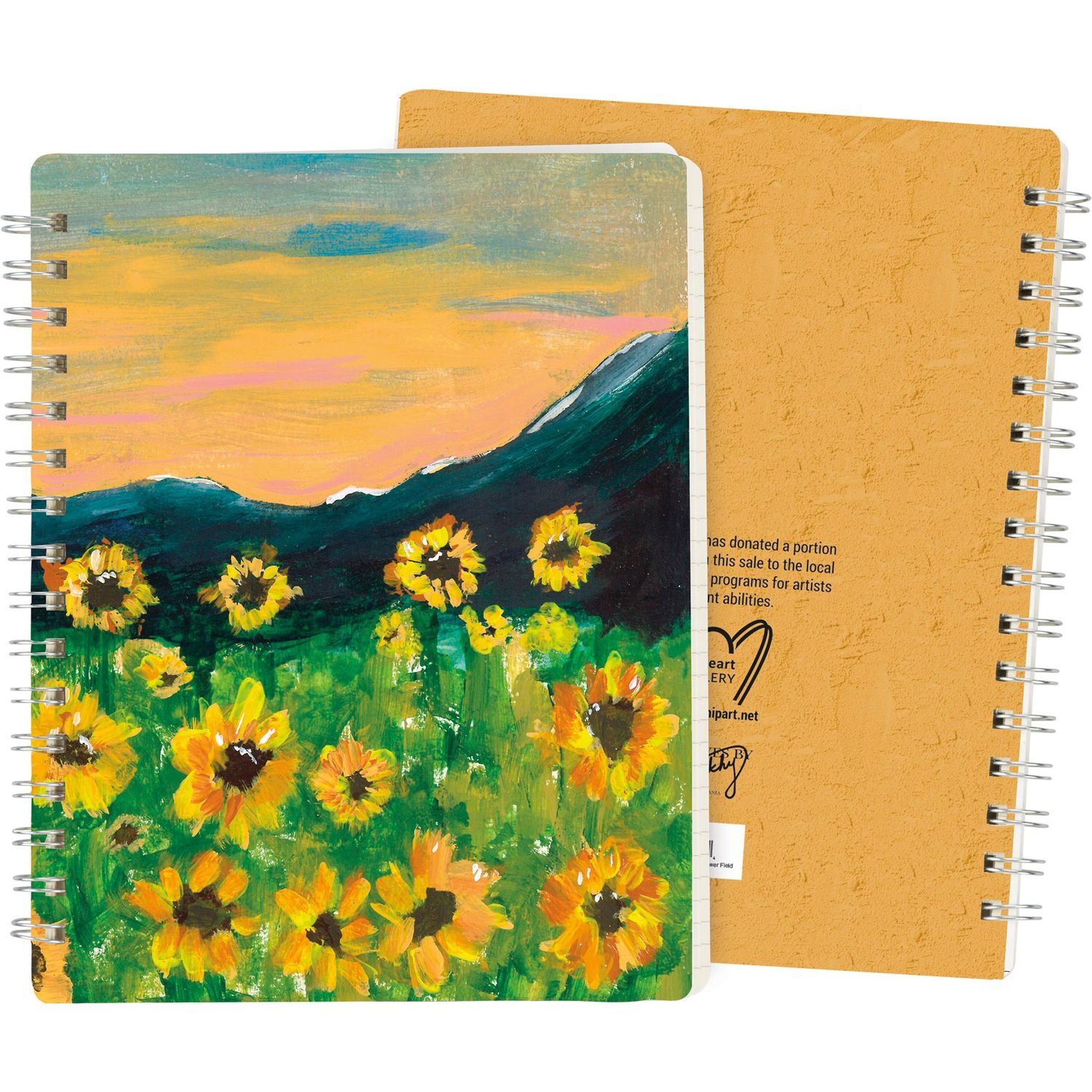 Primitives by Kathy Floral Field Spiral Notebook