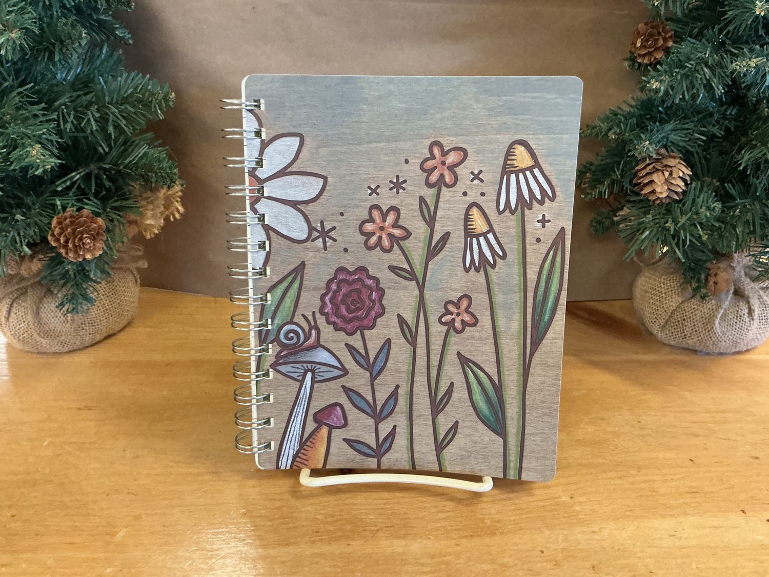 Floral Field - Spiral Notebook