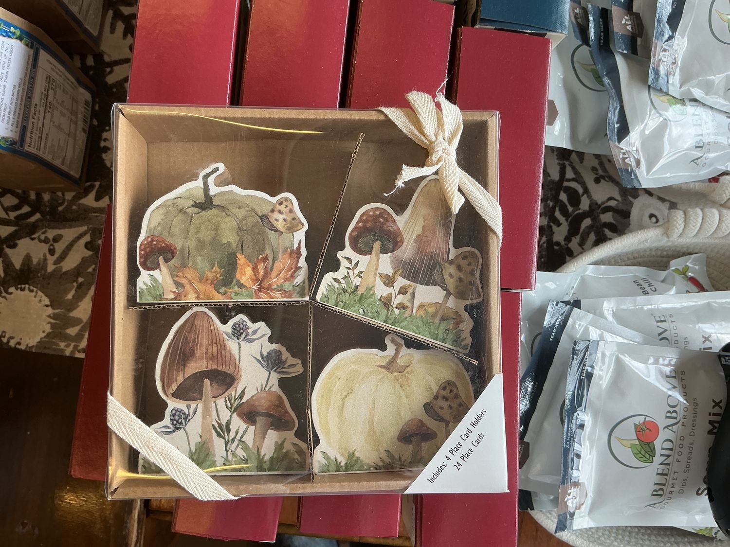 Primitives by Kathy Place Card Holder Set