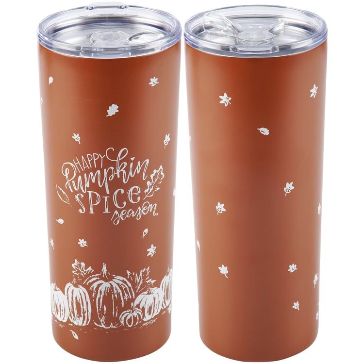 Pumpkin Spice Primitives By Kathy Coffee Tumbler