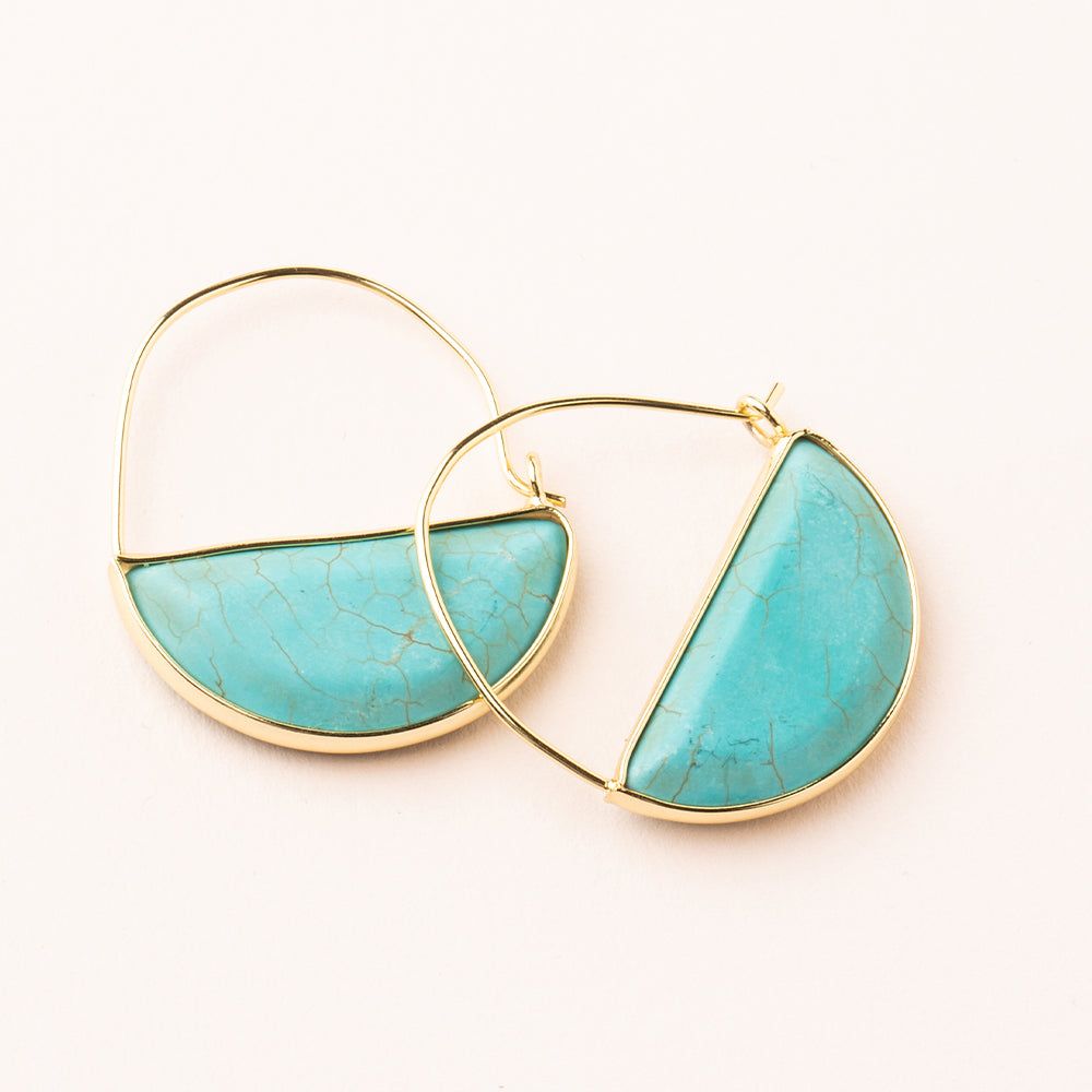 SCOUT Curated Wears - Stone Prism Hoop Earring
