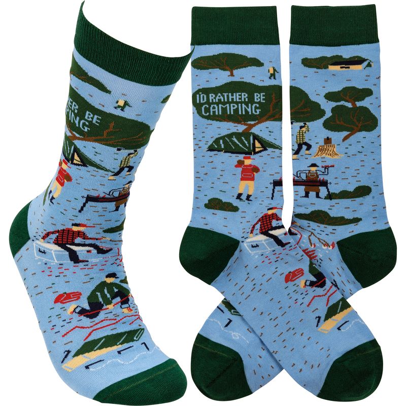 Rather Be Camping - Socks