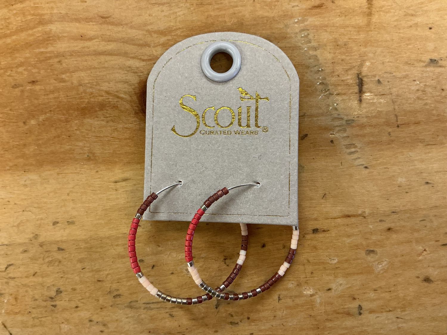 Romacolor Miyuki Small Hoop Silver - Earring