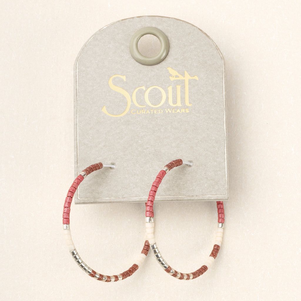 Scout Curated Wears - Chromacolor Miyuki Small Hoop