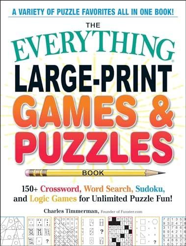 The Everything Large-Print Games &amp; Puzzles Book - (Everything(r)) by Charles Timmerman (Paperback)