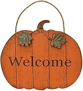 Welcome Pumpkin Sign