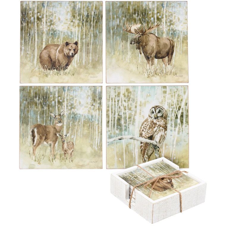 Woodland Animals Coasters