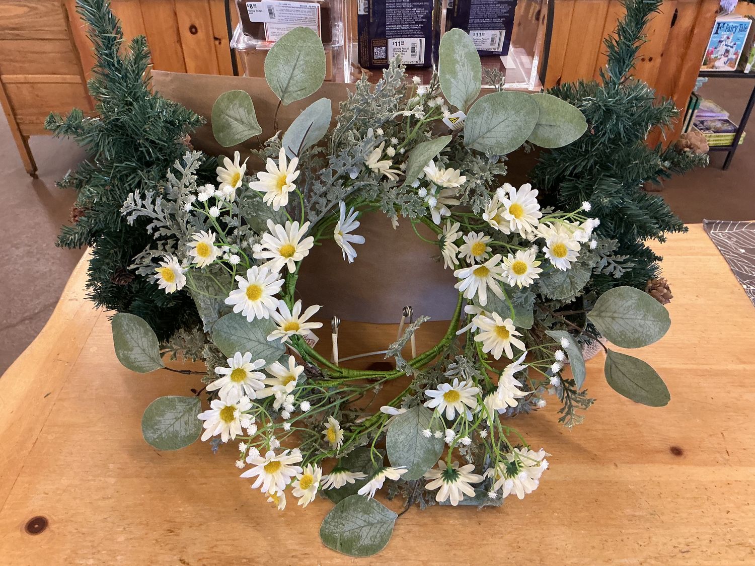 Faux Daisy - Wreath