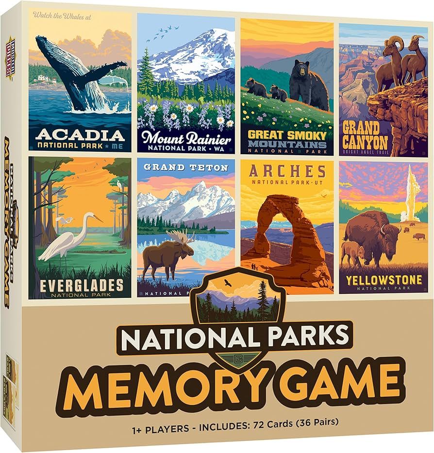 MasterPieces National Parks Memory Game