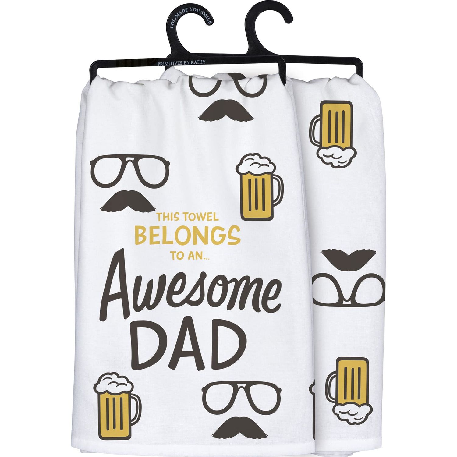 Primitives by Kathy 111081 Kitchen Towel Awesome Dad  28-inch