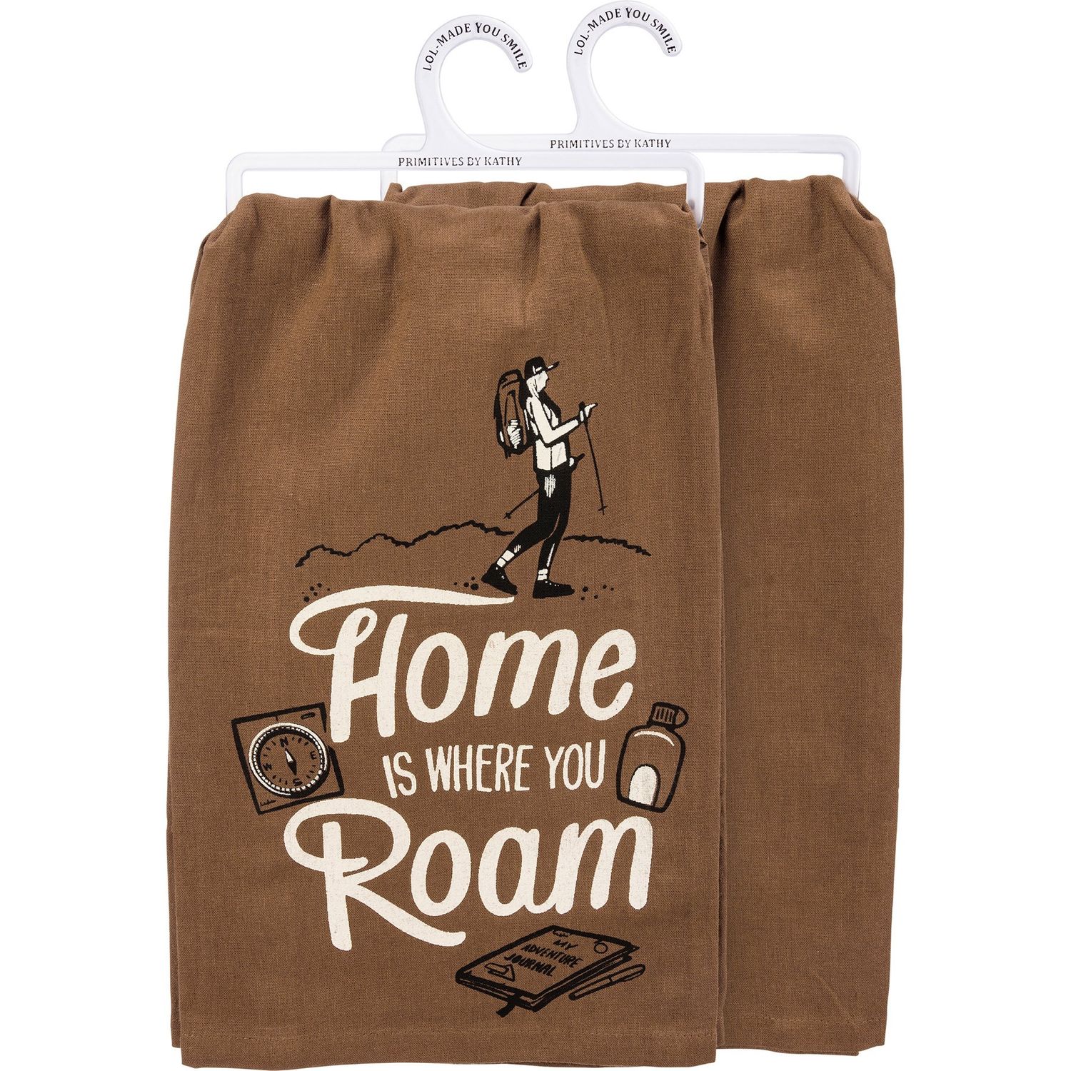 Primitives by Kathy 112619 Kitchen Towel Home is Where You Roam  28-inch